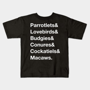 Parrot Helvetica Kids T-Shirt